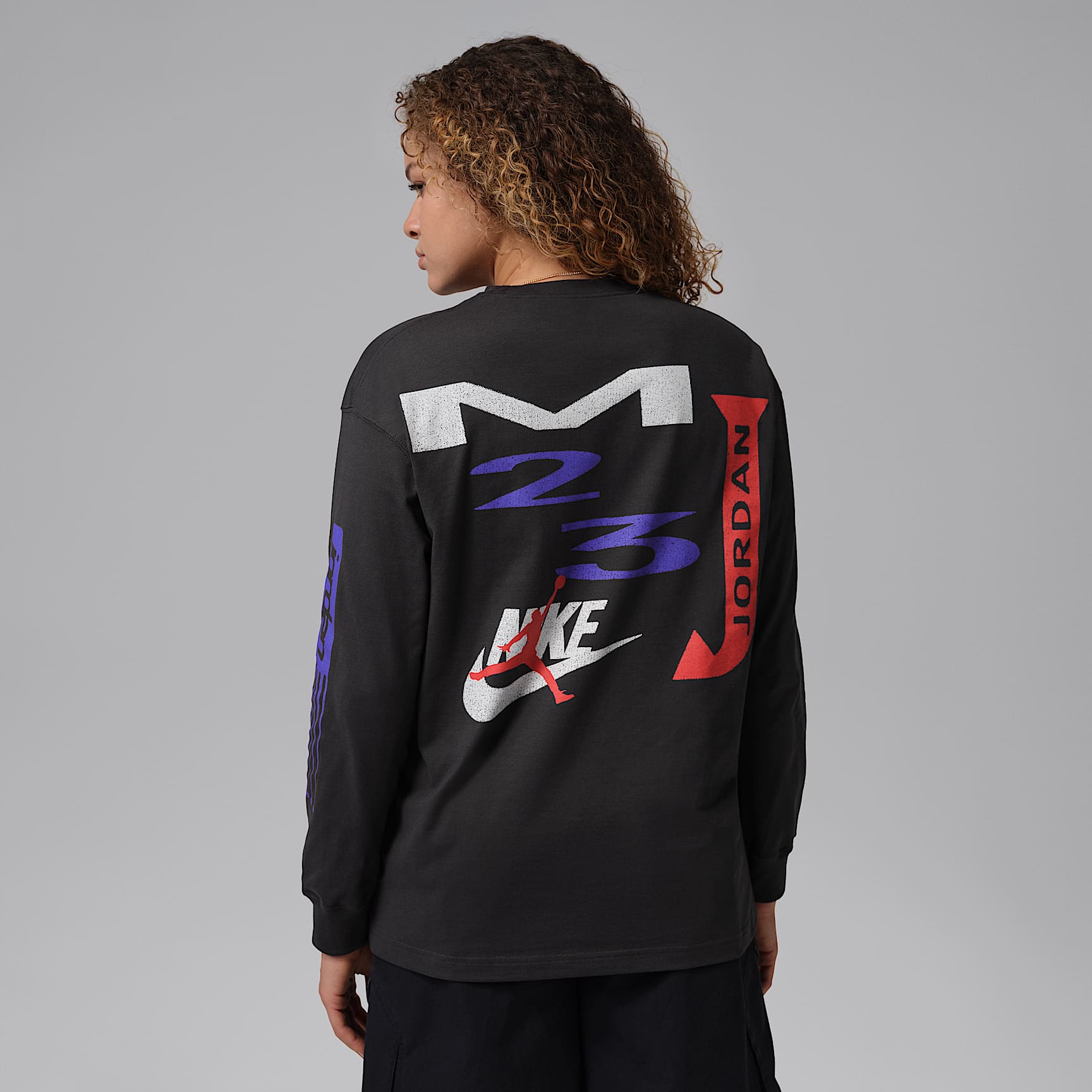Air Jordan 長袖カットソー Lサイズ Jordan Flight Women's Oversized Long-Sleeve T-Shirt. Nike.com